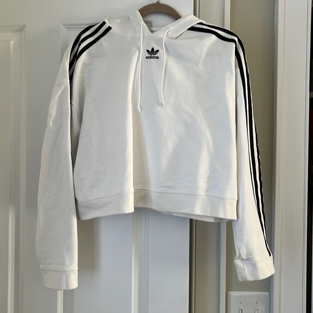 Adidas crop hoodie